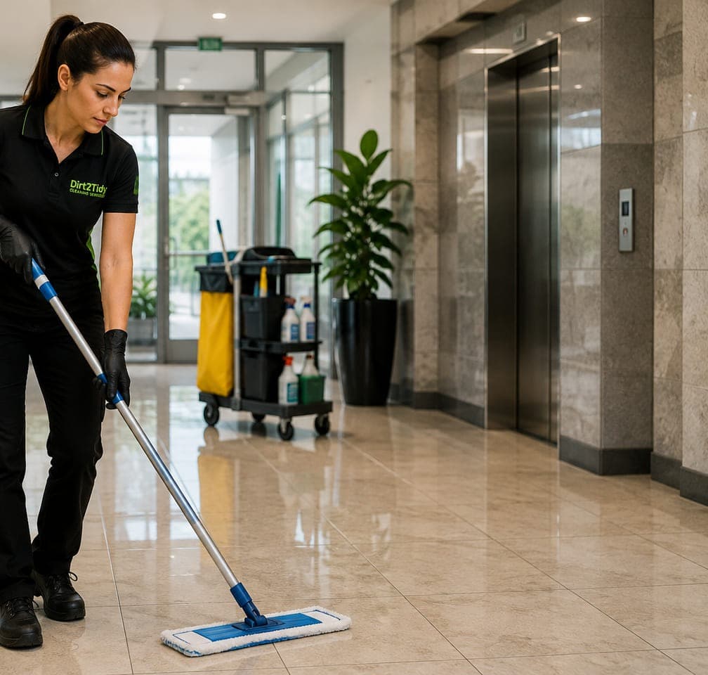Strata and common area cleaning of an Australian property complex