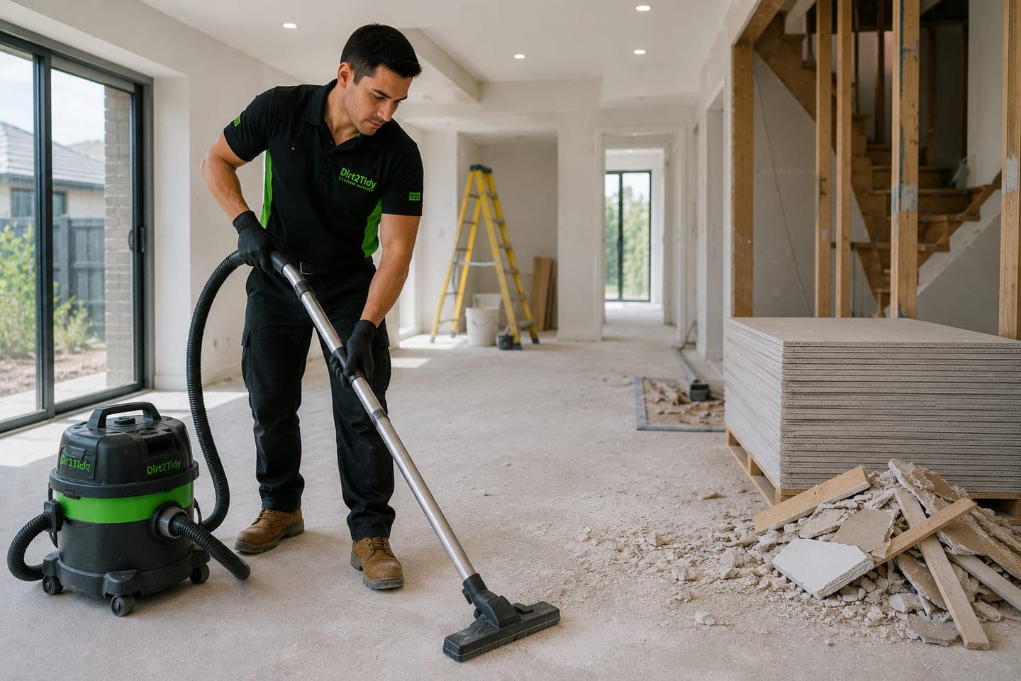 Builders and construction cleaning of a newly renovated Australian property